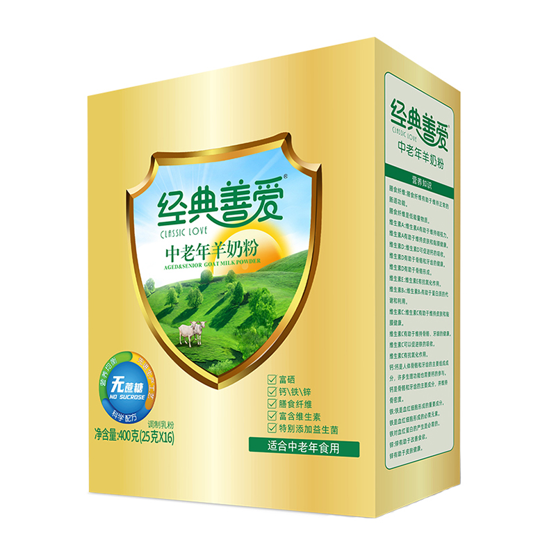 Jingdian Shanai middle-aged goat milk powder 400g