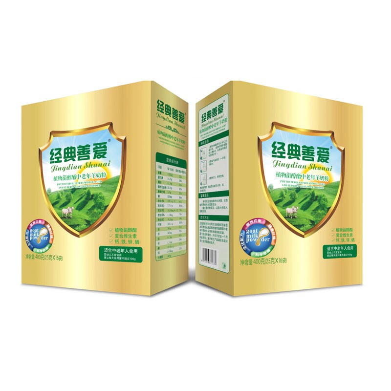 Jing Dian Shan Ai Phytosterol ester middle-aged goat milk powder 400g